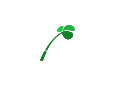 Irish Golf concept clover golf ireland logo mark symbol