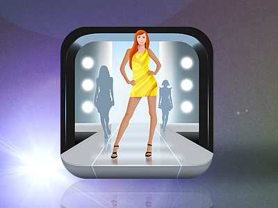 Fashion Week "iOS icon" app icon ios ios icon mobile icon