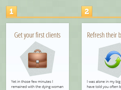 Simple Business Steps #1 business clients design free psd freebie photoshop psd steps ui web design