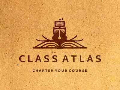 Class Atlas Logo Design (WIP) book branidng brandign stationry brnad bradn barnd brnading bradning barnding brown deisgner dsgner deisgn knowledge lgo design logo deisgn desgn desgin loog lgoo lgo logog design loogdesign lgoodesign logodesing marine nautical page pages paper pen sheet ship staitonery statoinry statiorny