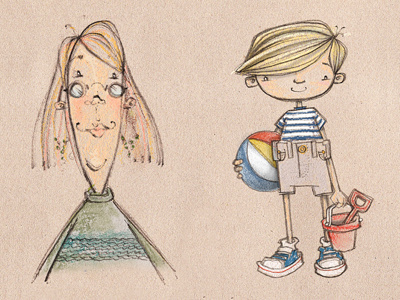 Character Study character illustration pastels