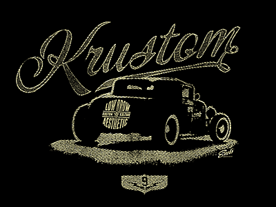 Krustom Shirt hot rods kustom kulture lowbrow shirt