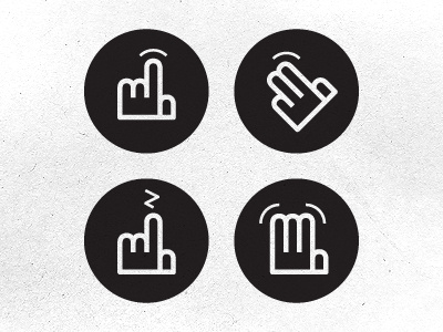 Booger Pickers booger finger hand icon identity illustration mark