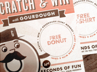 Gourdough's Scratch & Win Cards