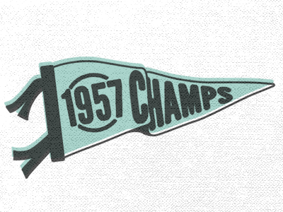 1957 Champs texture vintage