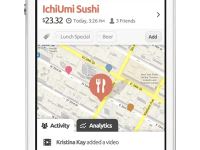 Transaction Detail ios iphone map mobile ui ux