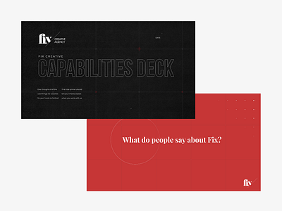 FIX Capabilities Deck V1