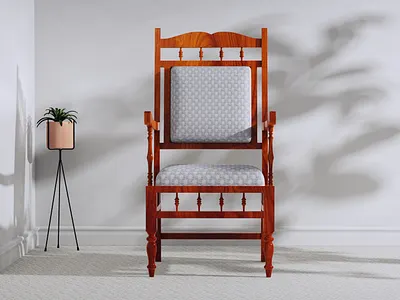 Wood chair 3D Model 3d chair wood chair 3d model