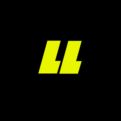 LiveList LL Logo black brand clean ll logo music yellow