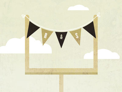 Football Celebration banner bunting flags football goal party post saints