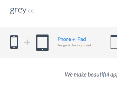 Grey.co Redesign consulting design develop grey interface ios mac ui web
