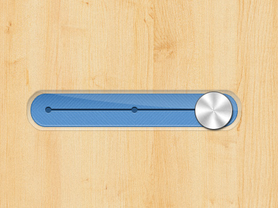 Slider blue metal slide slider texture toggle ui