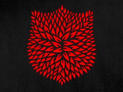 Leafy Shield apparel branding illustration leaves michael spitz michaelspitz shield t shirt