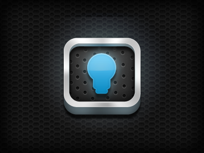 Idea Bucket Icon (Revision A) icon idea bucket ios revision steel