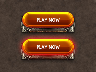 Rpg button button fantasy fire glow rpg ui