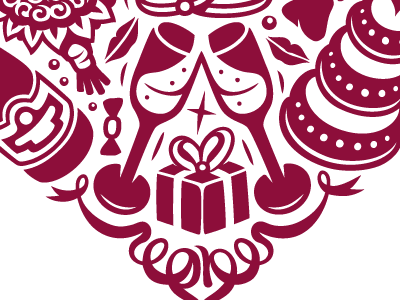 WA Logo sneaky agency design digitized hand drawn heart icon logo logotype vector wedding