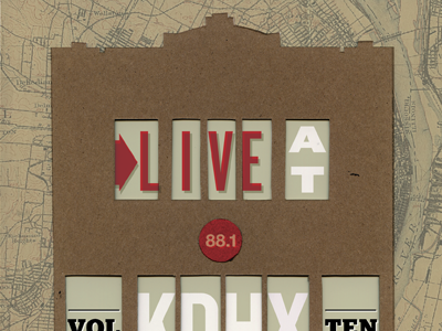 Live IV by hand client concept fun illustration map packaging typography
