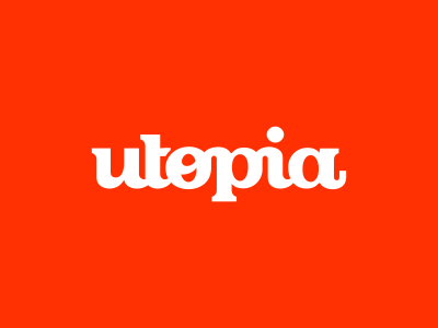 Example of Utopia branding agency logo design