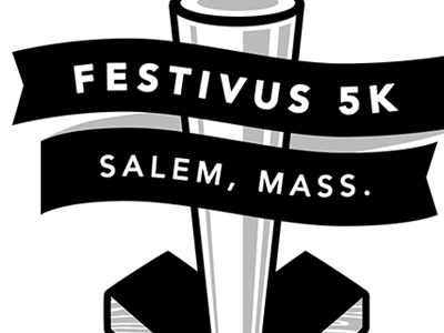 Festivus 5K 5k avenir festivus logo race shirt wip