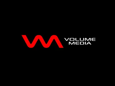 Volume Media brand communication agency design logo logo design logo designer media pavel surovy symbol volume media