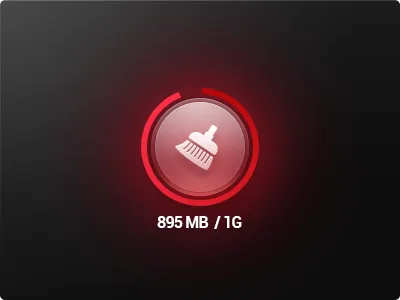 Task Manager button miui red task