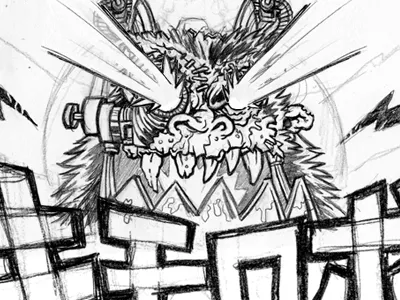 Gross-bot Gorilla 03 character gorilla gross robot