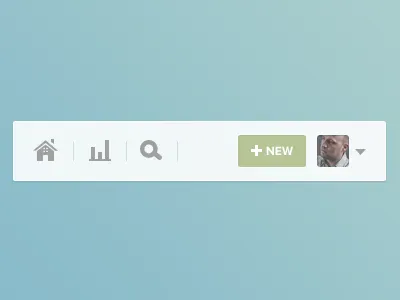 Top Navigation v2 app mini navigation top bar top nav