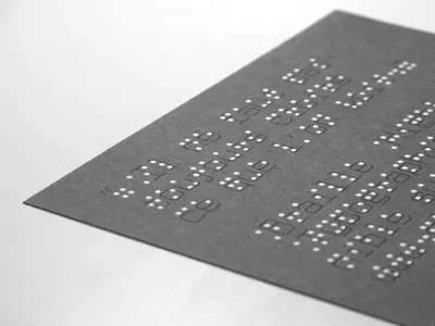 Braille Highlight typographie