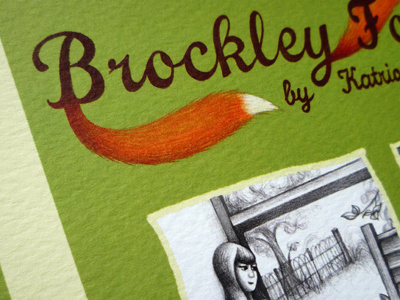 Book cover preview book design foxes illustration lettering pencil