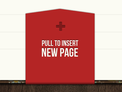 Pull to Insert iphone meernotes notes pull