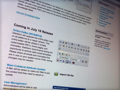 Newsletter Microsite microsite newsletter ui web