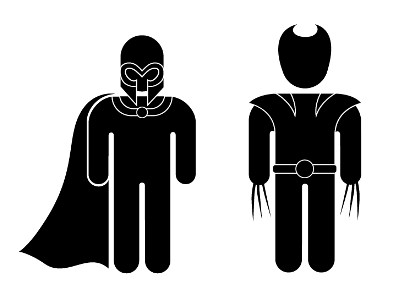 X-Men Pictograms! pictograms superhero villian x men