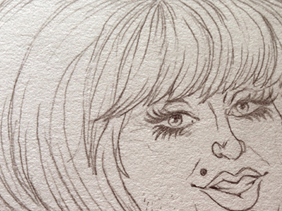 Drag - WIP drag queen illustration pencil