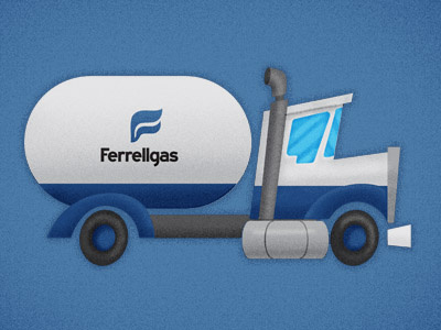 Ferrellgas Truck illustration truck