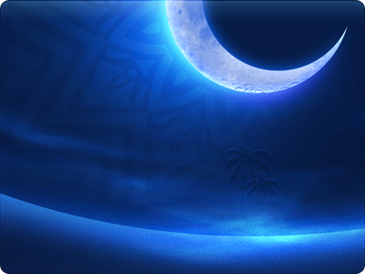 Ramadan 2012 WIP islam moon night ornament sand sky wallpaper