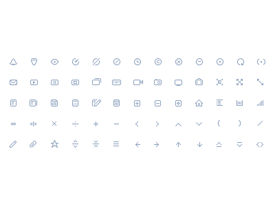 Mini Icons document icons mini move operators simplicity web