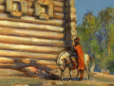 wooden mansion history horse house illustration wood