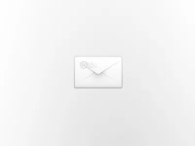 Mail Icon element grey icon mail mailicon newsletter stamp ui white