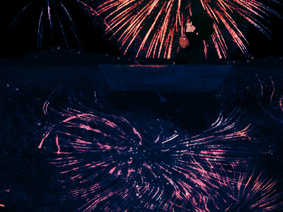 happy 4th 4th of july fireworks illustration independence day