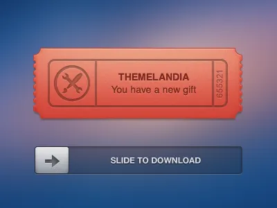 Growl Ticket by Themelandia 19:00 app coda design growl manu ticket ui