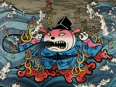 die niedlichen: Hinomaru 2d analog digital comic