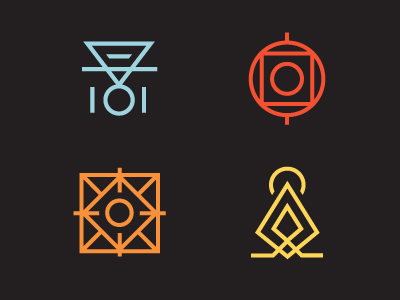 For a thing icons shapes