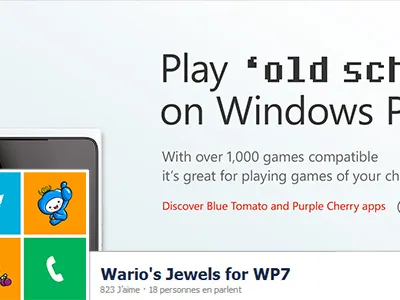 Play "old school" on Windows Phone app blue tomato cover easter egg facebook game lumia 900 nokia old school profil picture windows phone