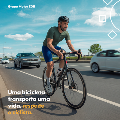 Respeite o Ciclista | Grupo Motor EDB bicicleta bike brasil brasília bsb carros ceilândia df ciclista design motorista respeito rodas da paz taguatinga df