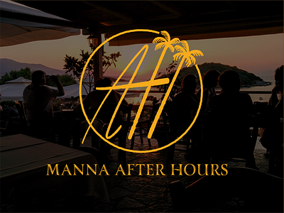 Manna After Hours Branding after hours branding branding design coastal branding coastal logo cuisine fine dinning fine dinning seafood hand drawn hand drawn logo illustration logo logo design logo illustration palm trees restaurant restaurant branding restaurant logo seafood