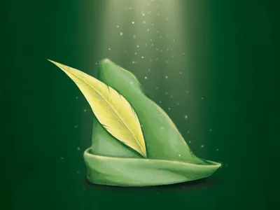 Peter Pan's Hat drawing peter pan poster