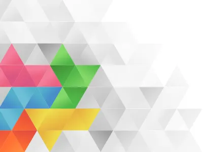 Triangles patterns triangles