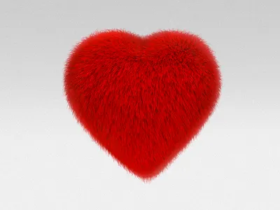 Furry heart cinema4d furry heart