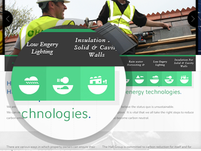 Halls Group Renewables division group halls icon renewables website