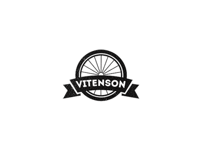 Vitenson all4leo black bycicles leo logo white